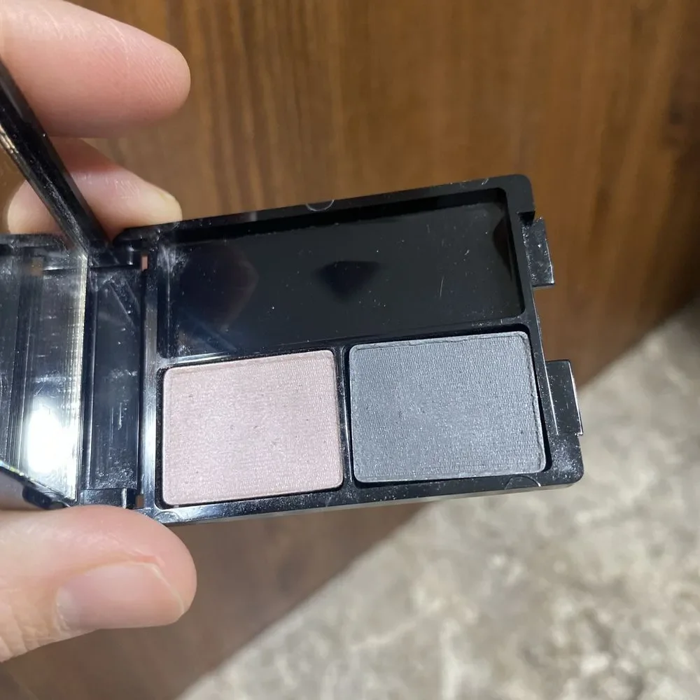 Lancome Maquiriche‎ Creme Powder Eye Colour Duo Mauve Lustré / Le Gris READ